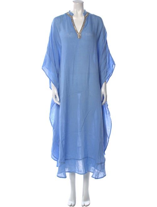 120% Lino Linen Long Dress