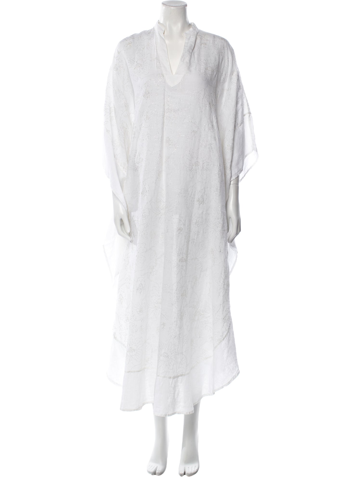 120% Lino Linen Long Dress