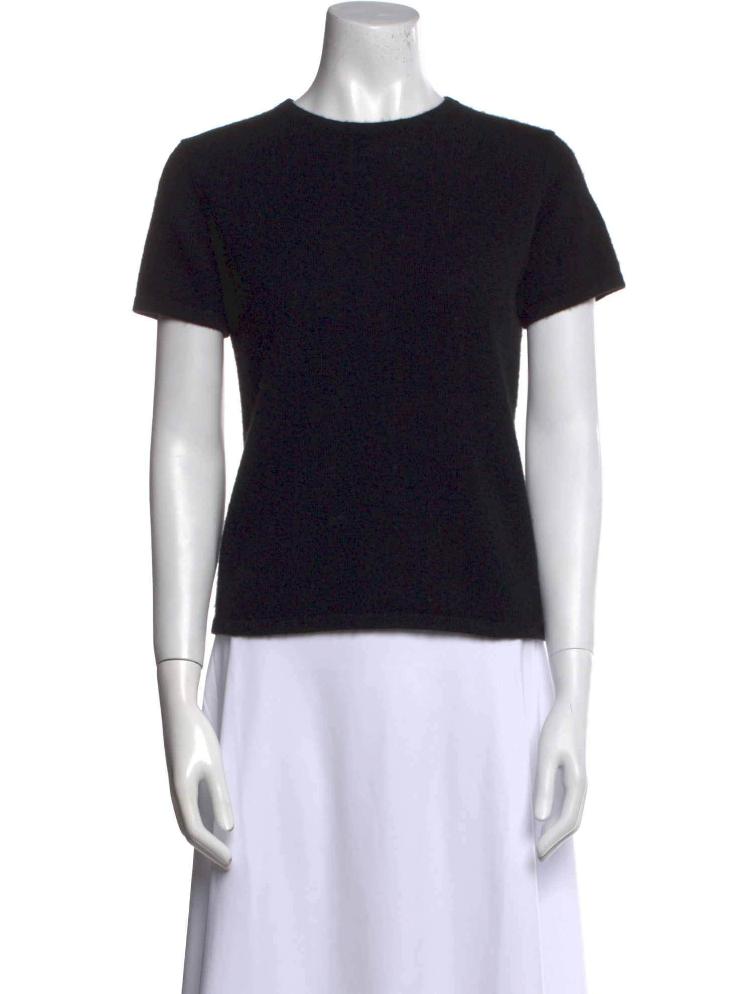 120% Lino Cashmere Crew Neck T-Shirt