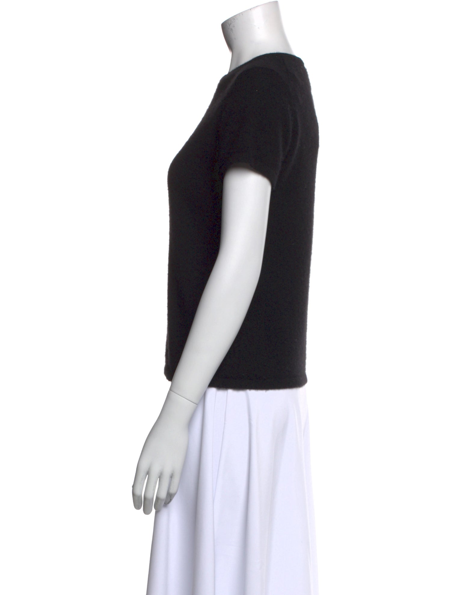 120% Lino Cashmere Crew Neck T-Shirt