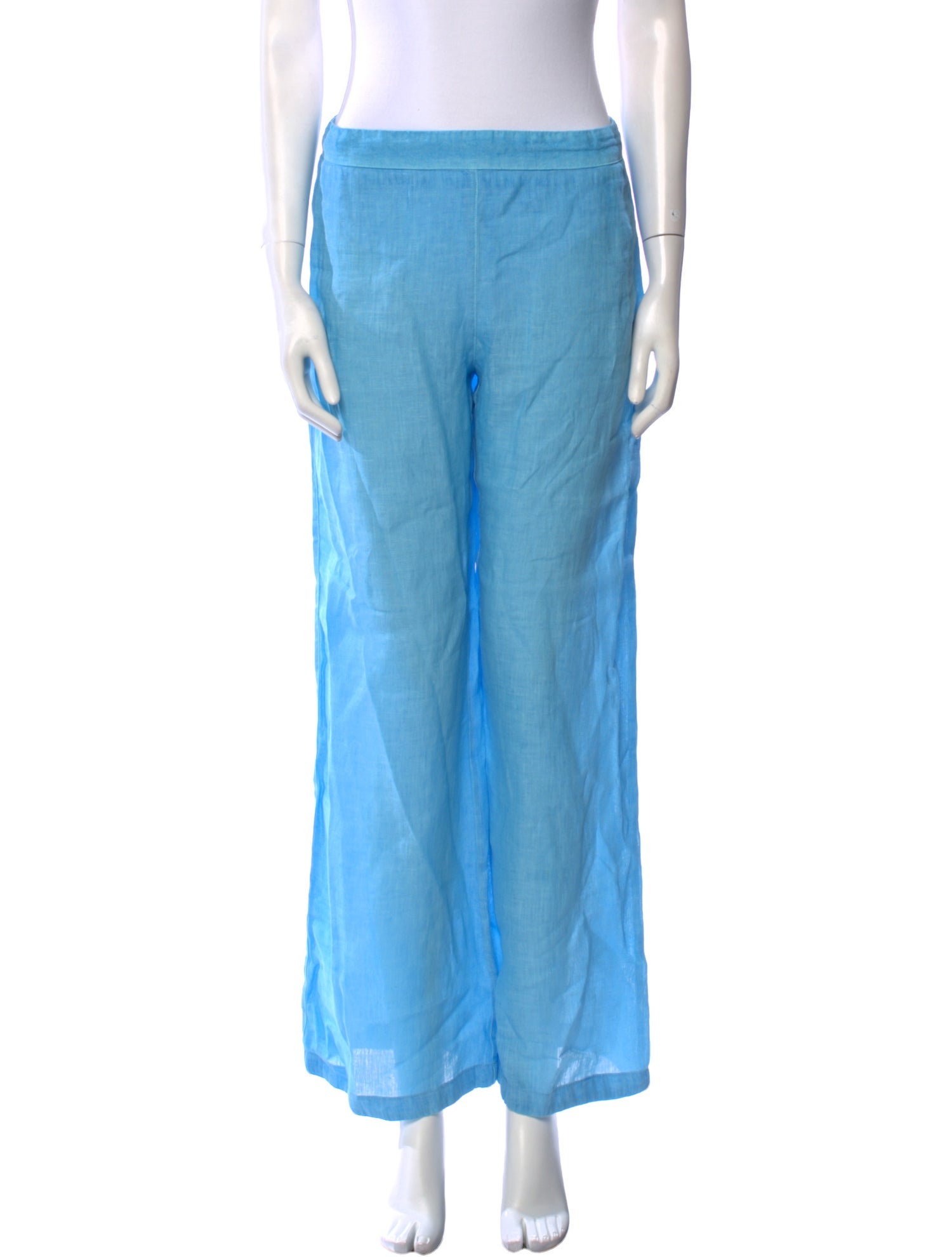 120% Lino Linen Wide Leg Pants