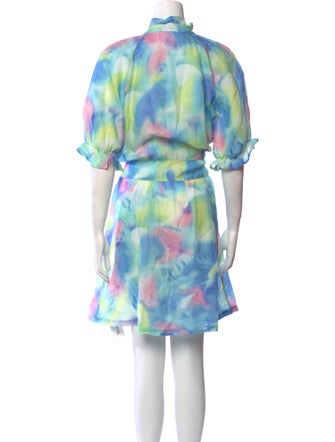 120% Lino Linen Knee-Length Dress