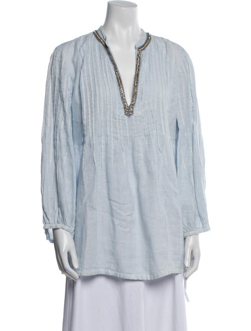 120% Lino Linen V-Neck Tunic