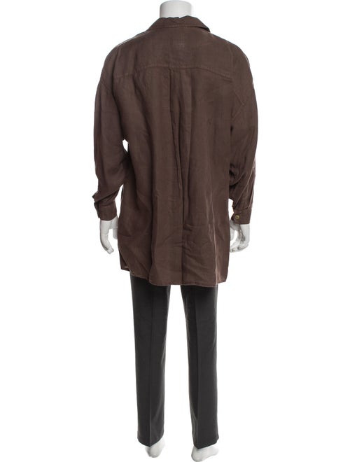 120% Lino Linen Long Sleeve Shirt