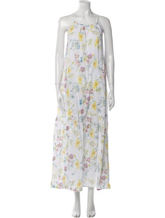 120% Lino Linen Long Dress