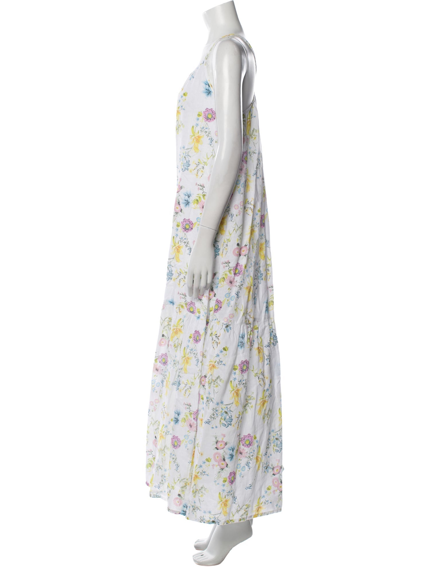 120% Lino Linen Long Dress