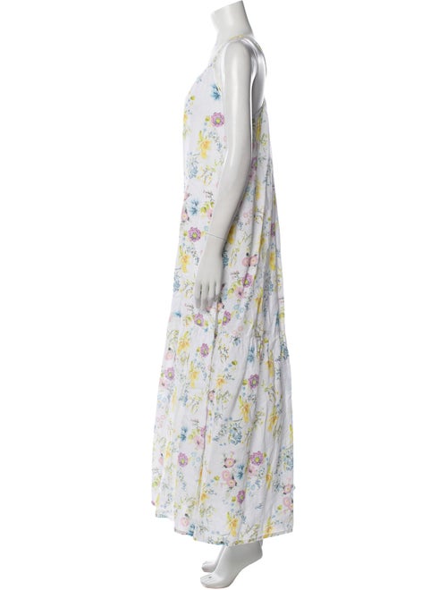 120% Lino Linen Long Dress