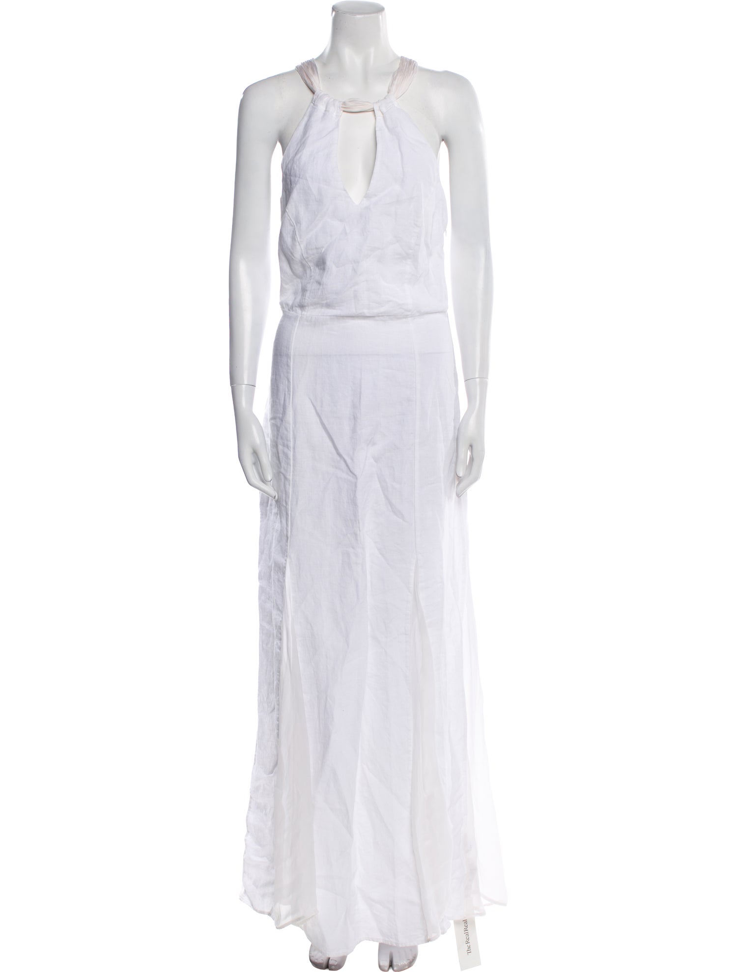 120% Lino Linen Long Dress