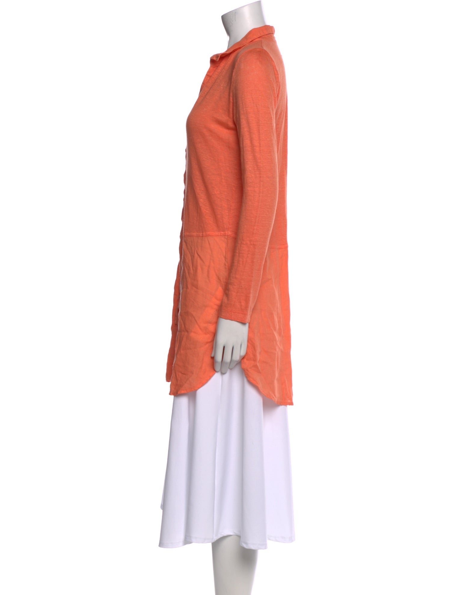 120% Lino Linen Long Sleeve Tunic