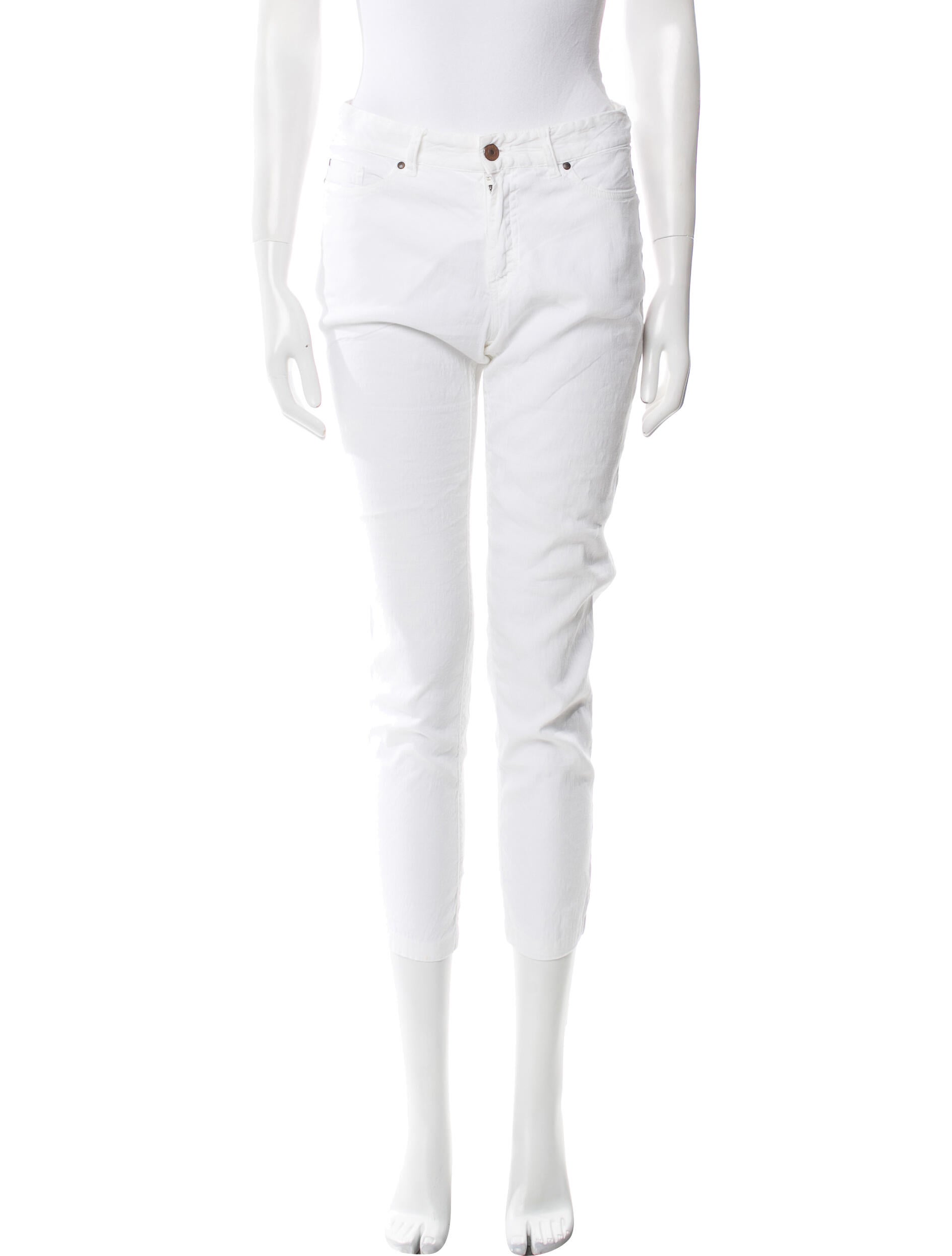 120% Lino Linen Skinny Leg Pants