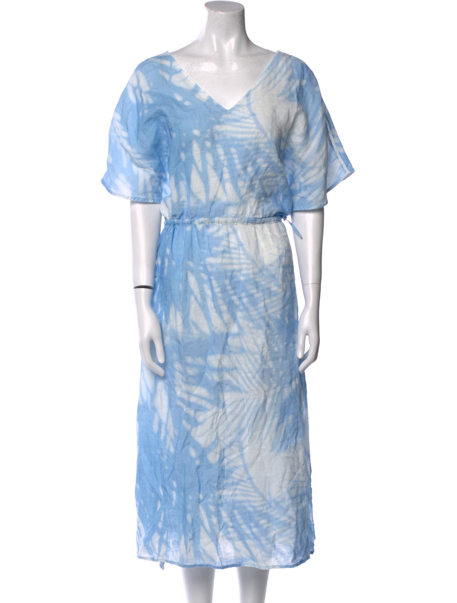 120% Lino Linen Long Dress w/ Tags