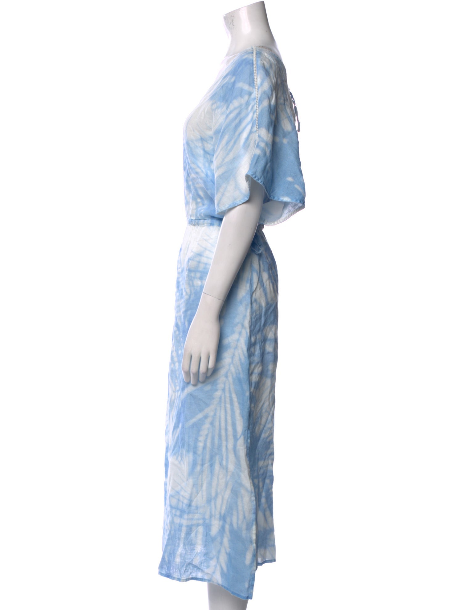 120% Lino Linen Long Dress w/ Tags