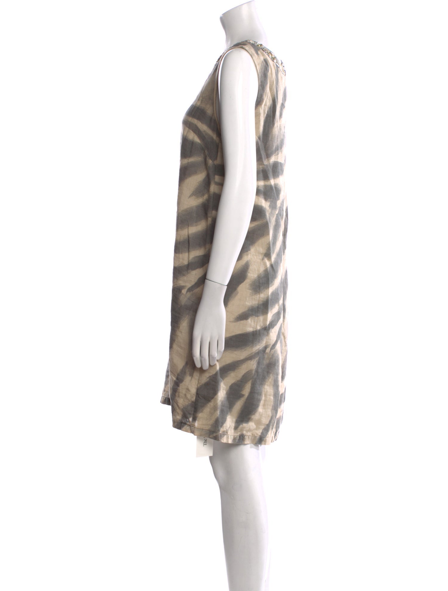 120% Lino Linen Mini Dress w/ Tags