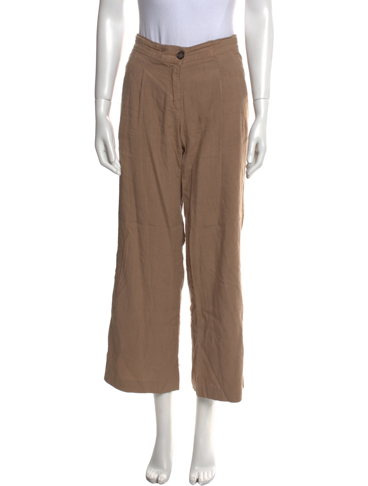 120% Lino Linen Wide Leg Pants