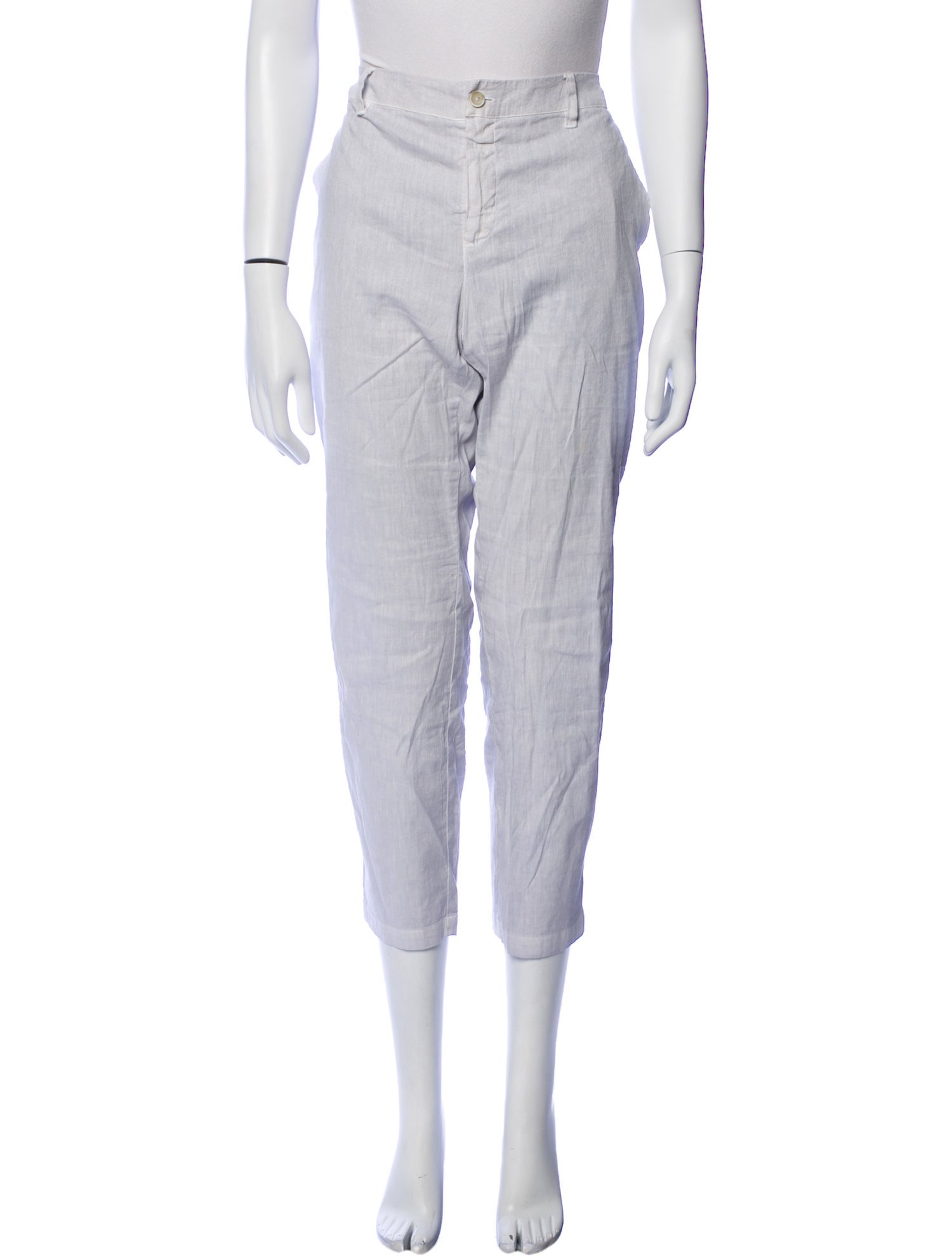 120% Lino Linen Straight Leg Pants