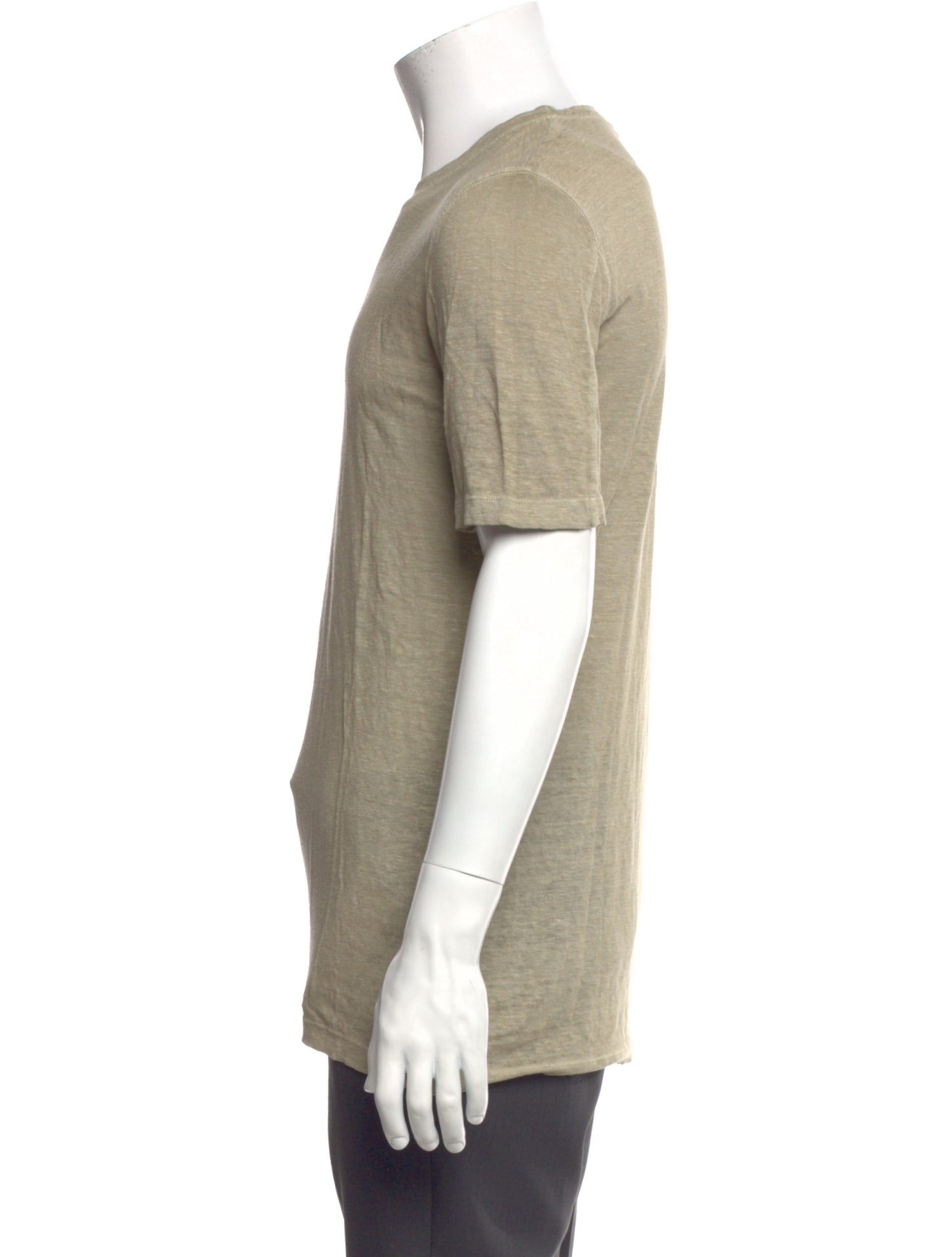 120% Lino Crew Neck Short Sleeve T-Shirt