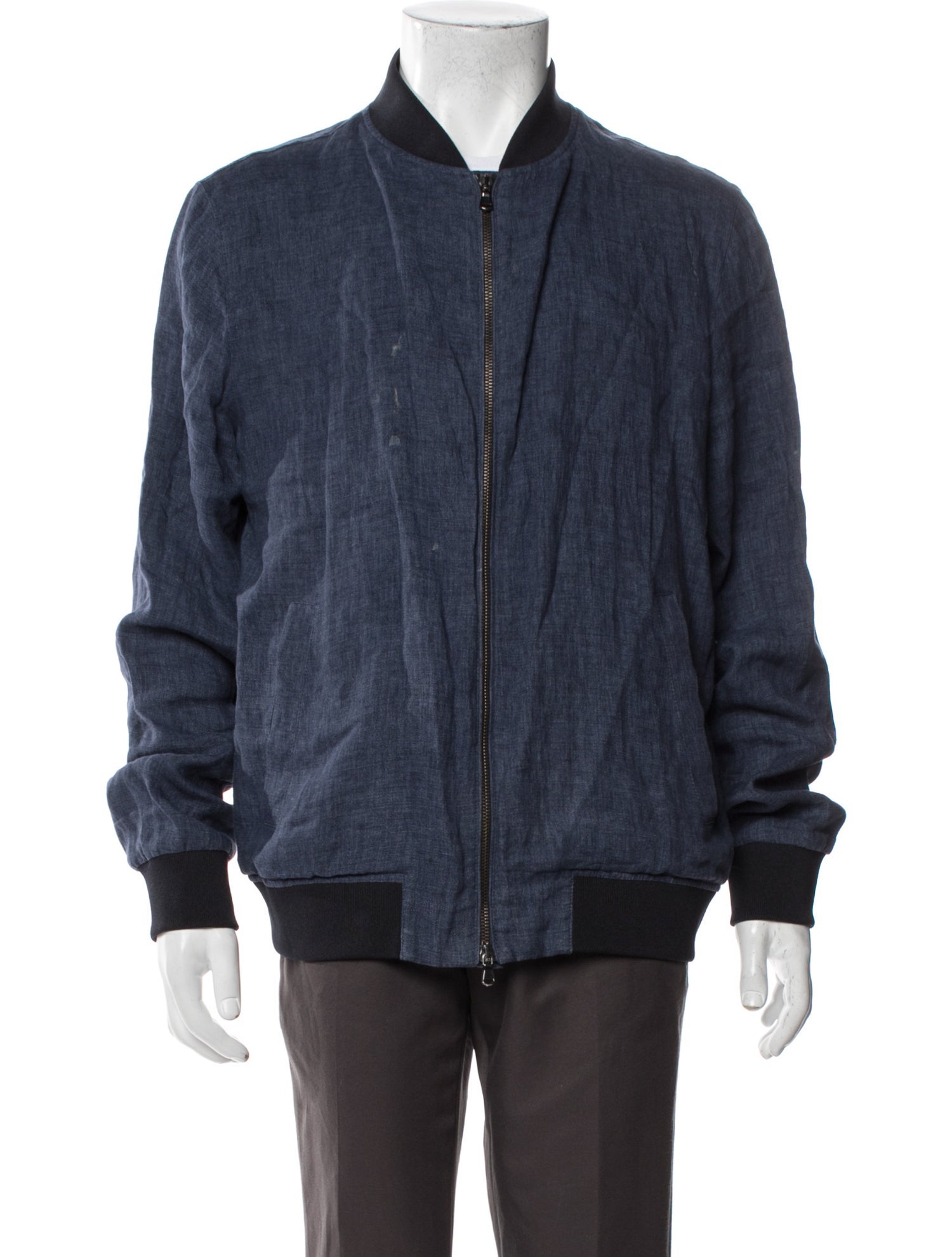 120% Lino Linen Bomber Jacket