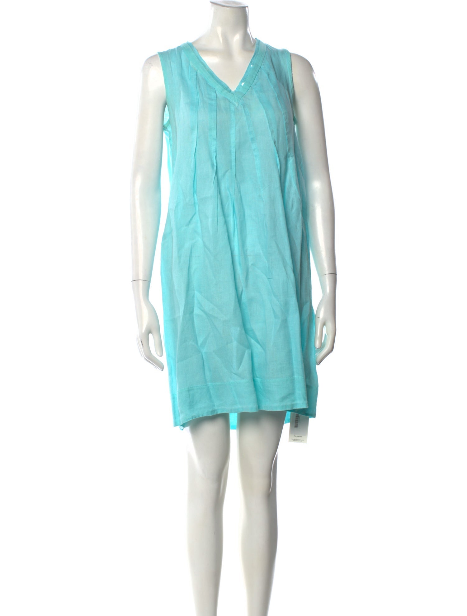 lino 120 dresses Maxi Tie Neck Dress ARUBA / XXS/38