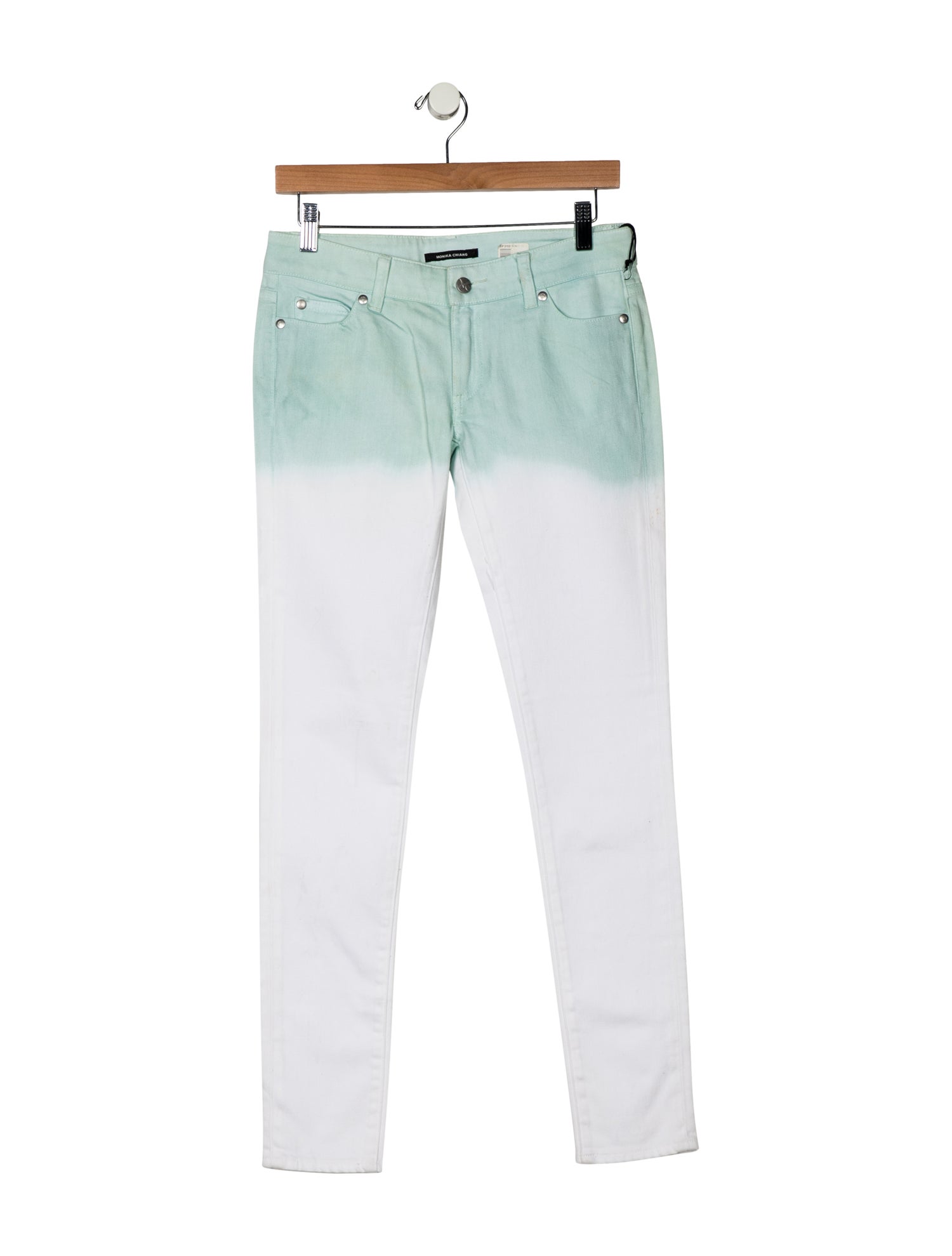 Monika Chiang Low-Rise Skinny Leg Jeans