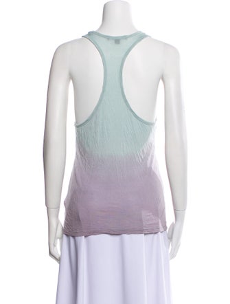Monika Chiang Silk Colorblock Pattern Top