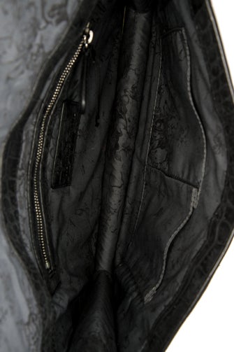 Monika Chiang Embossed Leather Portfolio