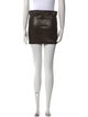 Monika Chiang Leather Mini Skirt