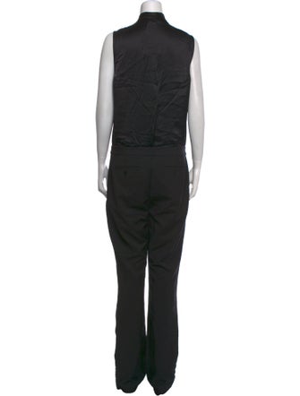 Monika Chiang Silk V-Neck Jumpsuit