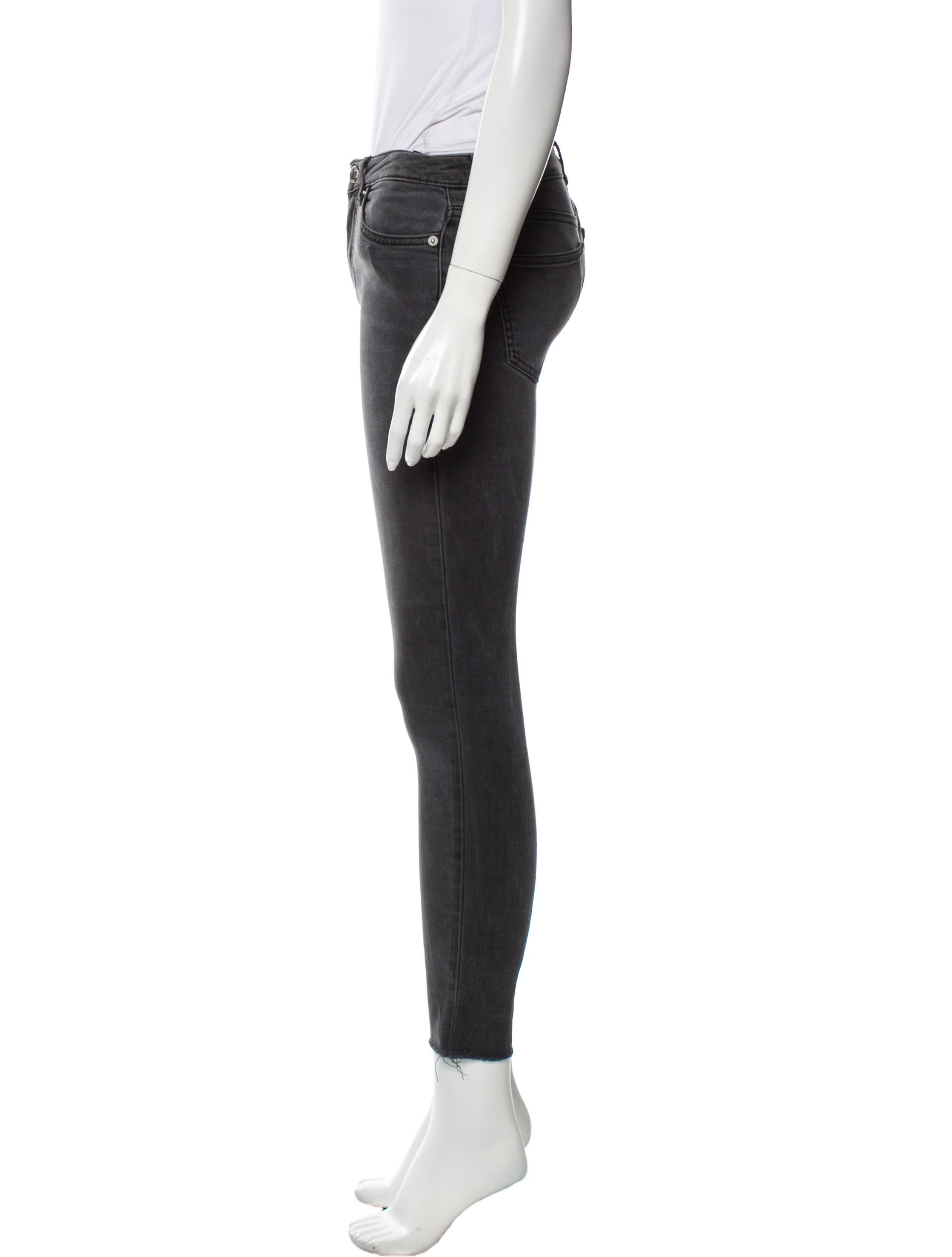 BLK DNM Mid-Rise Skinny Leg Jeans
