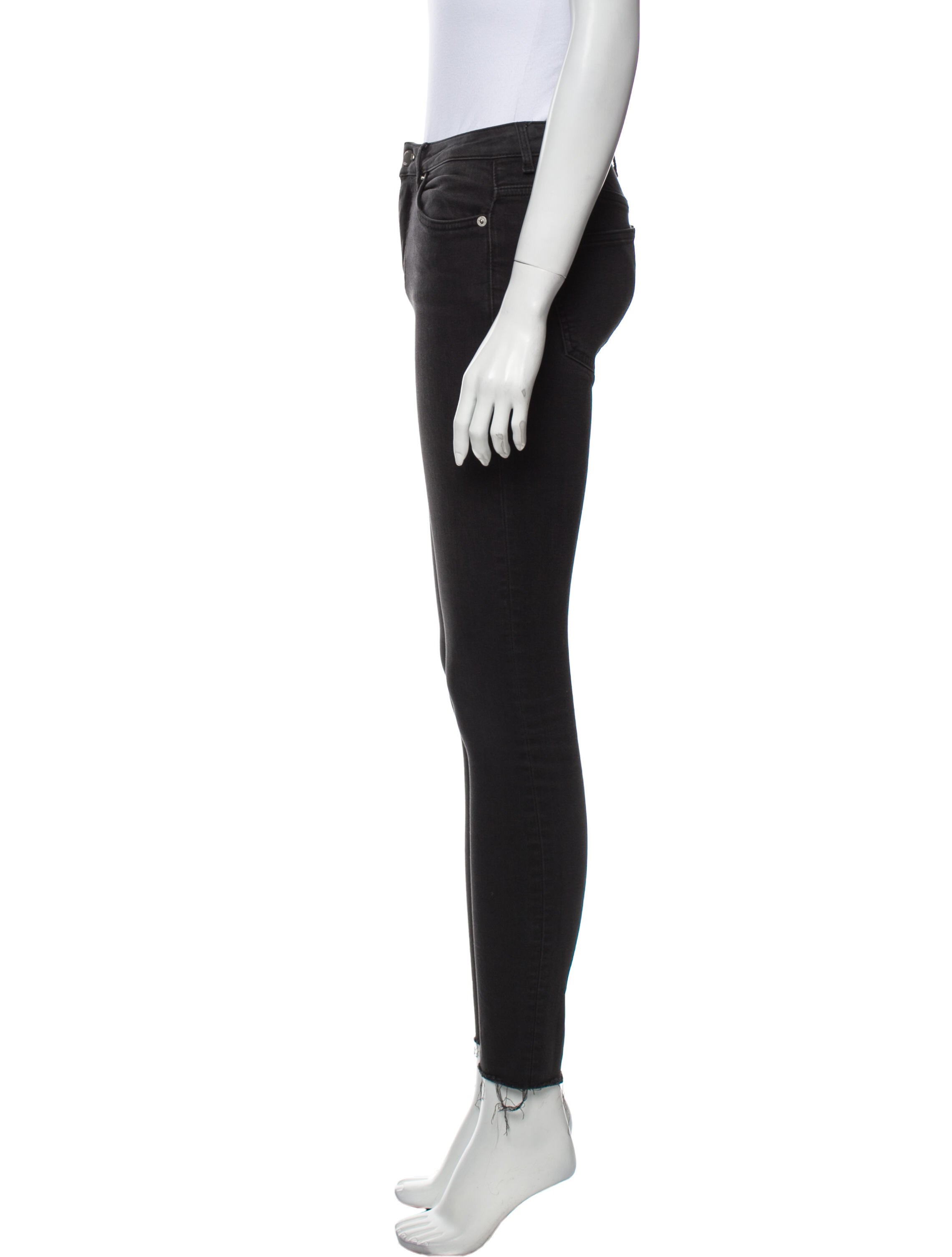 BLK DNM Mid-Rise Skinny Leg Jeans
