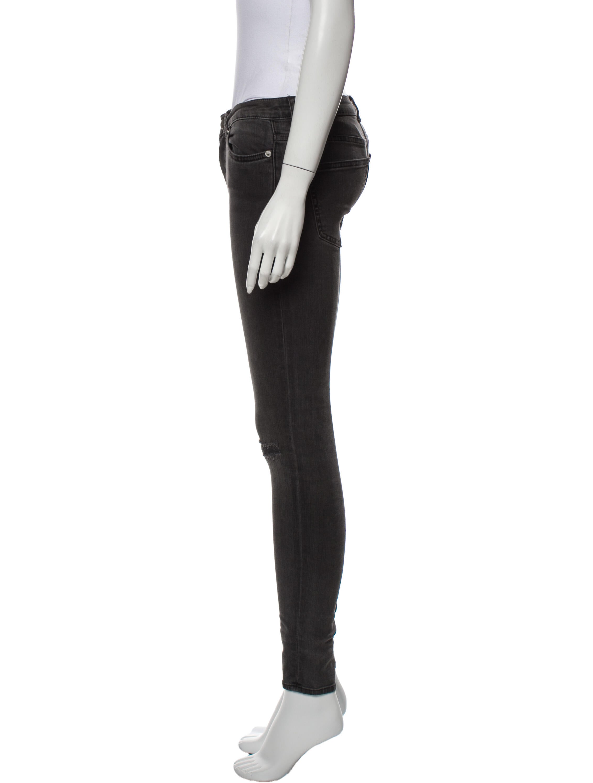 BLK DNM Low-Rise Skinny Leg Jeans