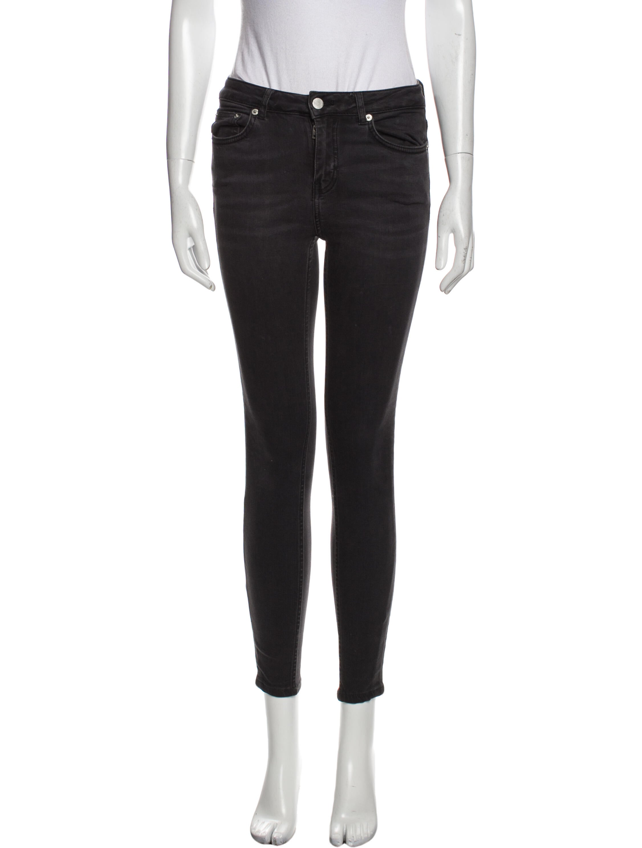 BLK DNM Mid-Rise Skinny Leg Jeans