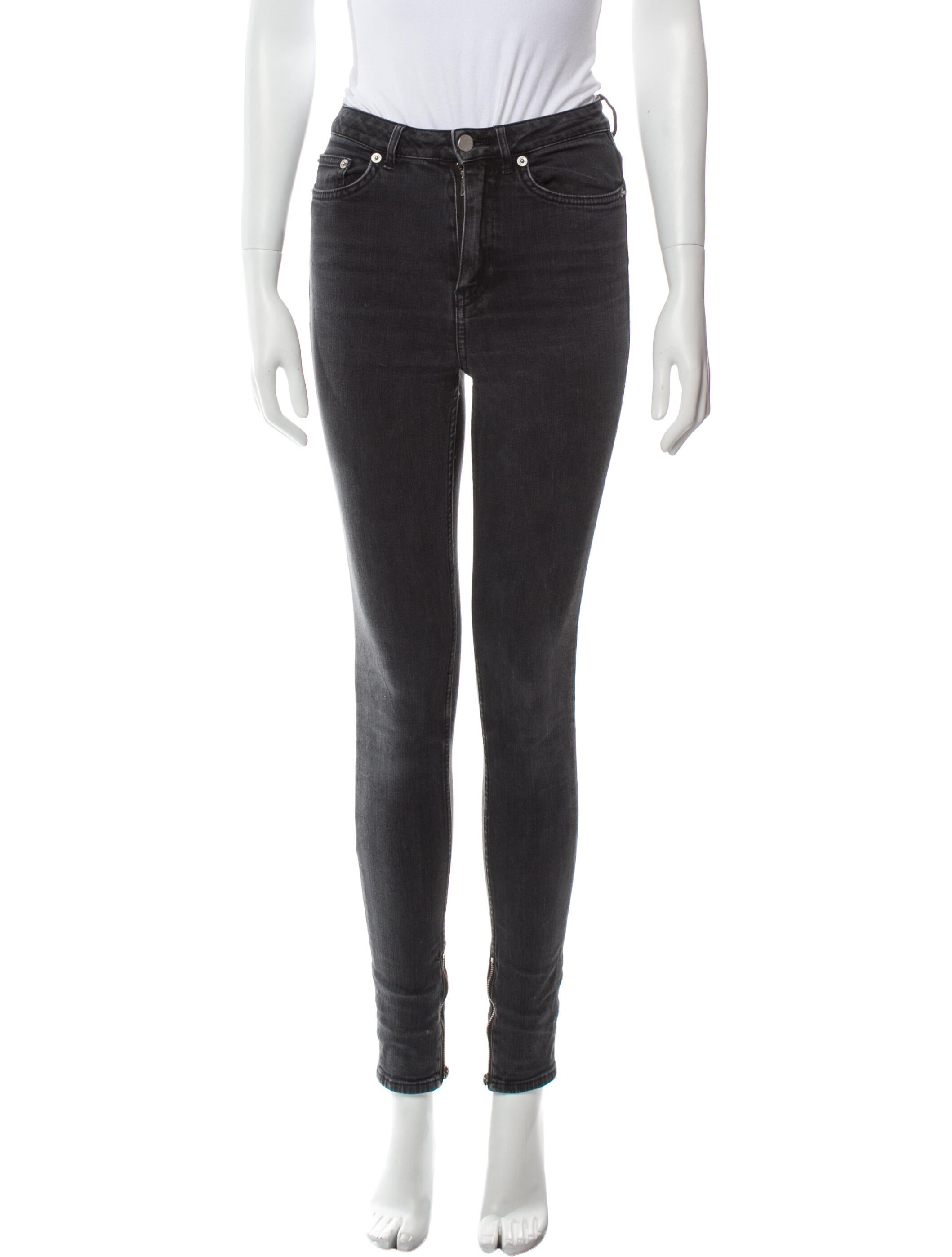 BLK DNM Mid-Rise Skinny Leg Jeans