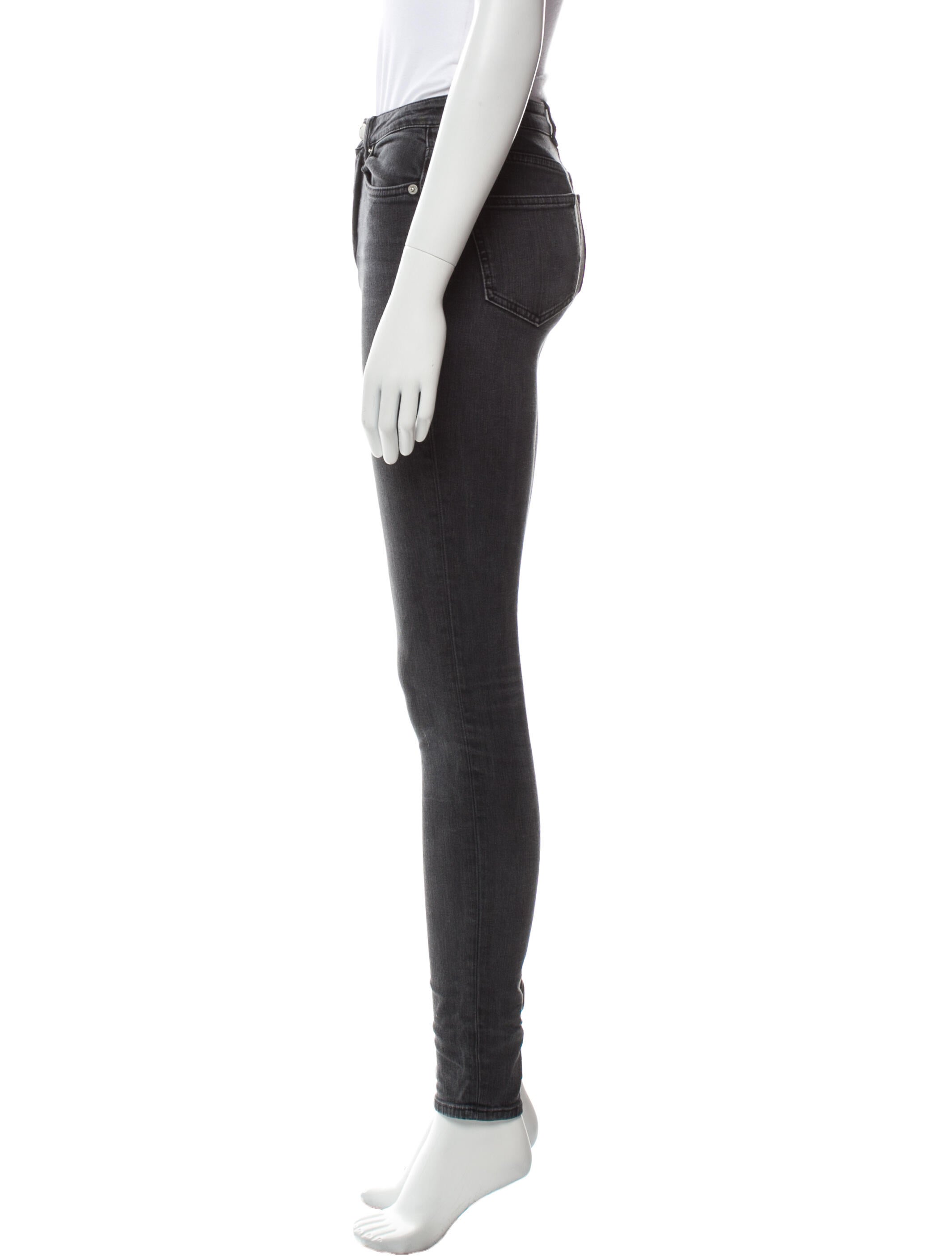 BLK DNM Mid-Rise Skinny Leg Jeans
