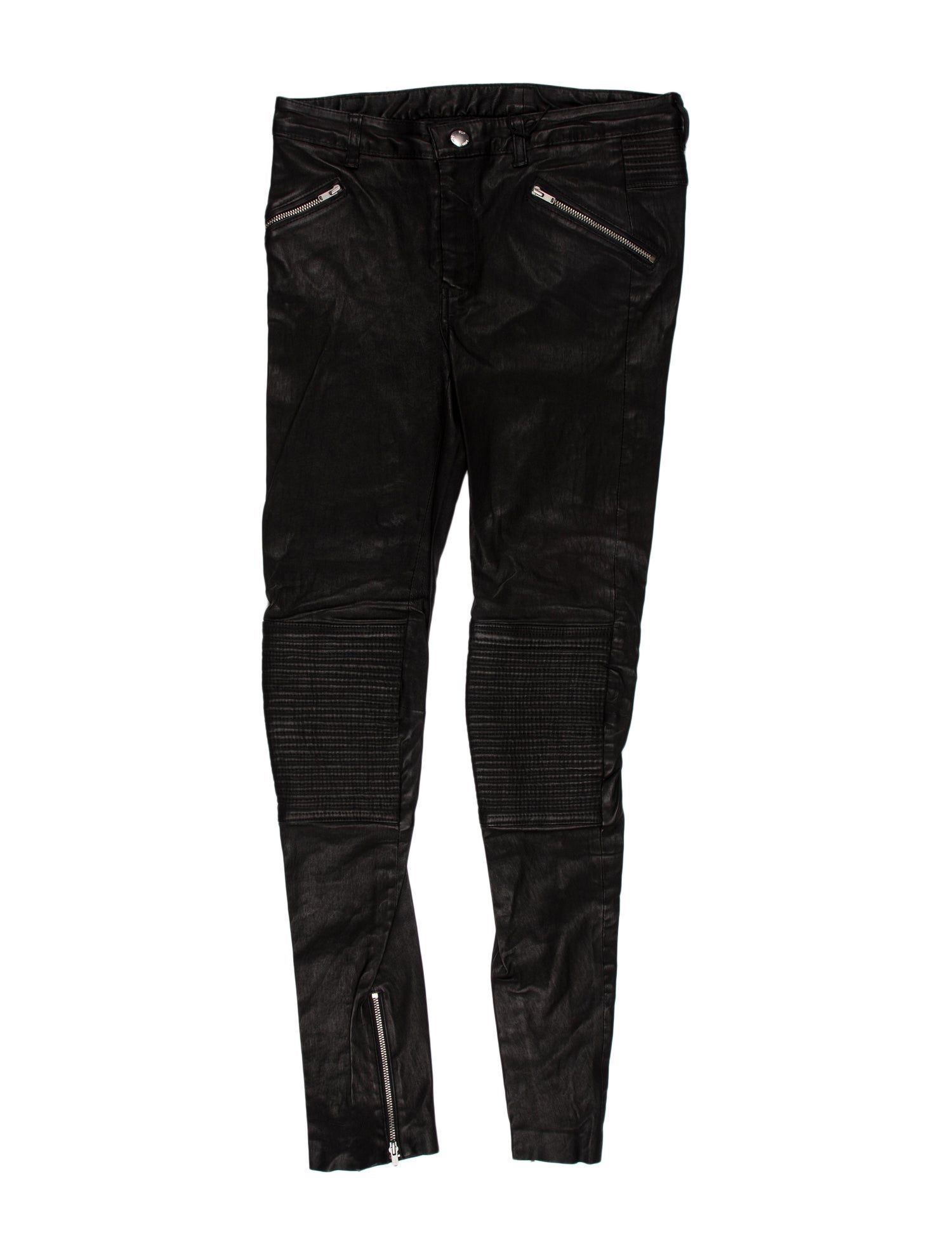 BLK DNM Leather Skinny Leg Pants