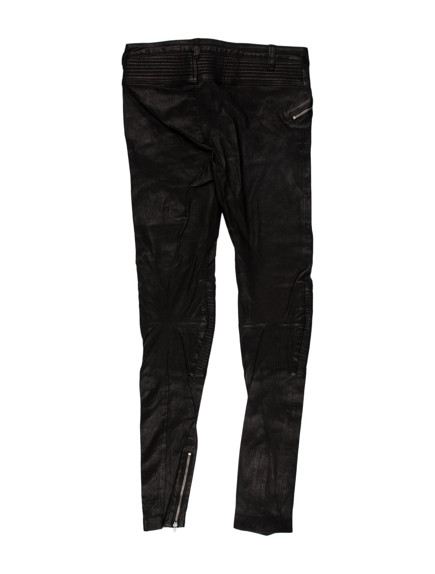 BLK DNM Leather Skinny Leg Pants