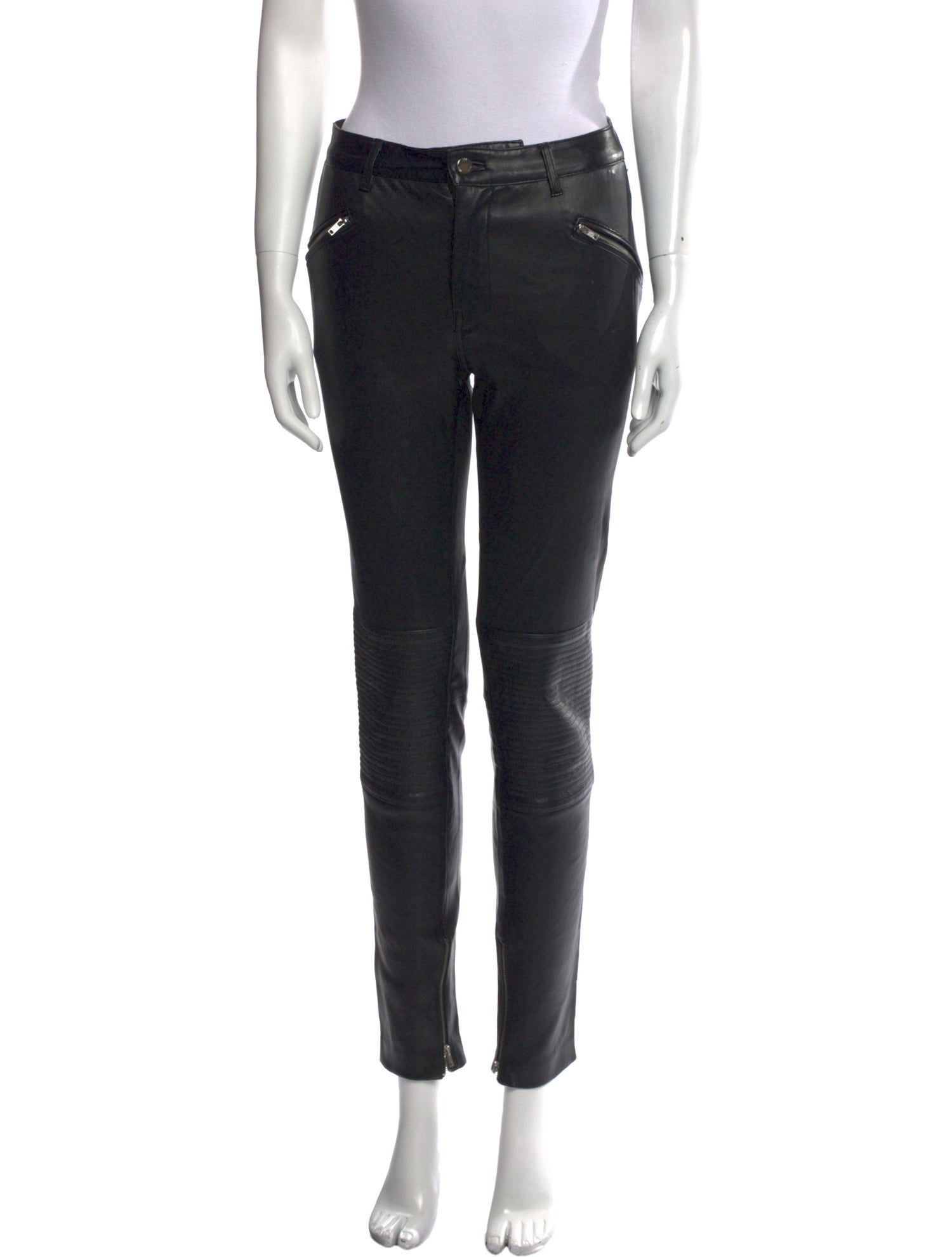 BLK DNM Leather Skinny Leg Pants