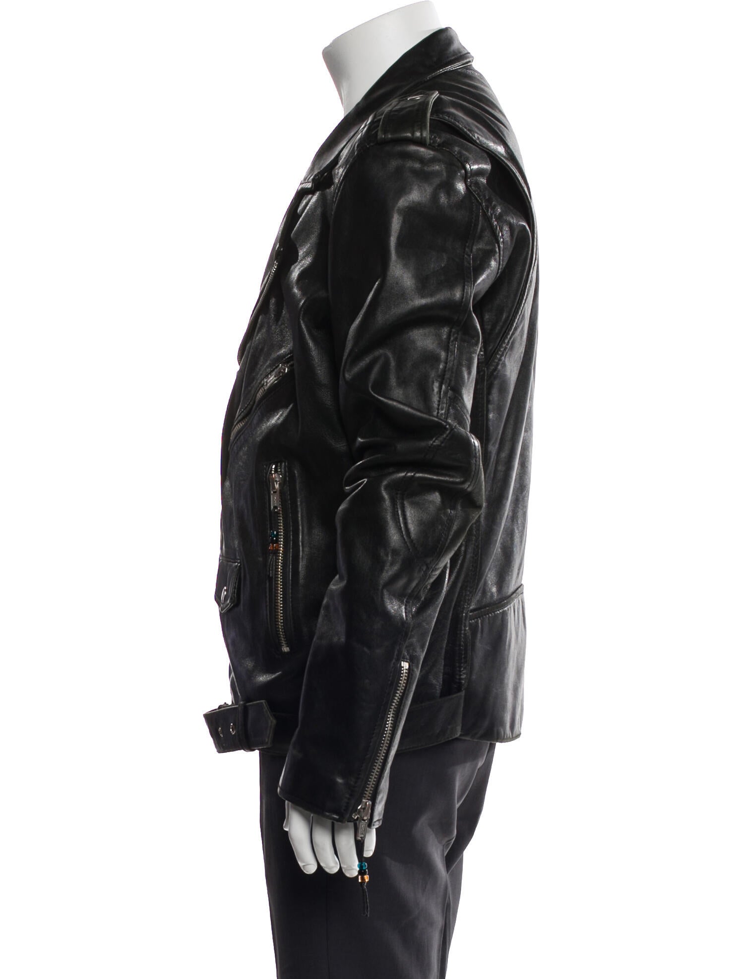 BLK DNM Leather Moto Jacket