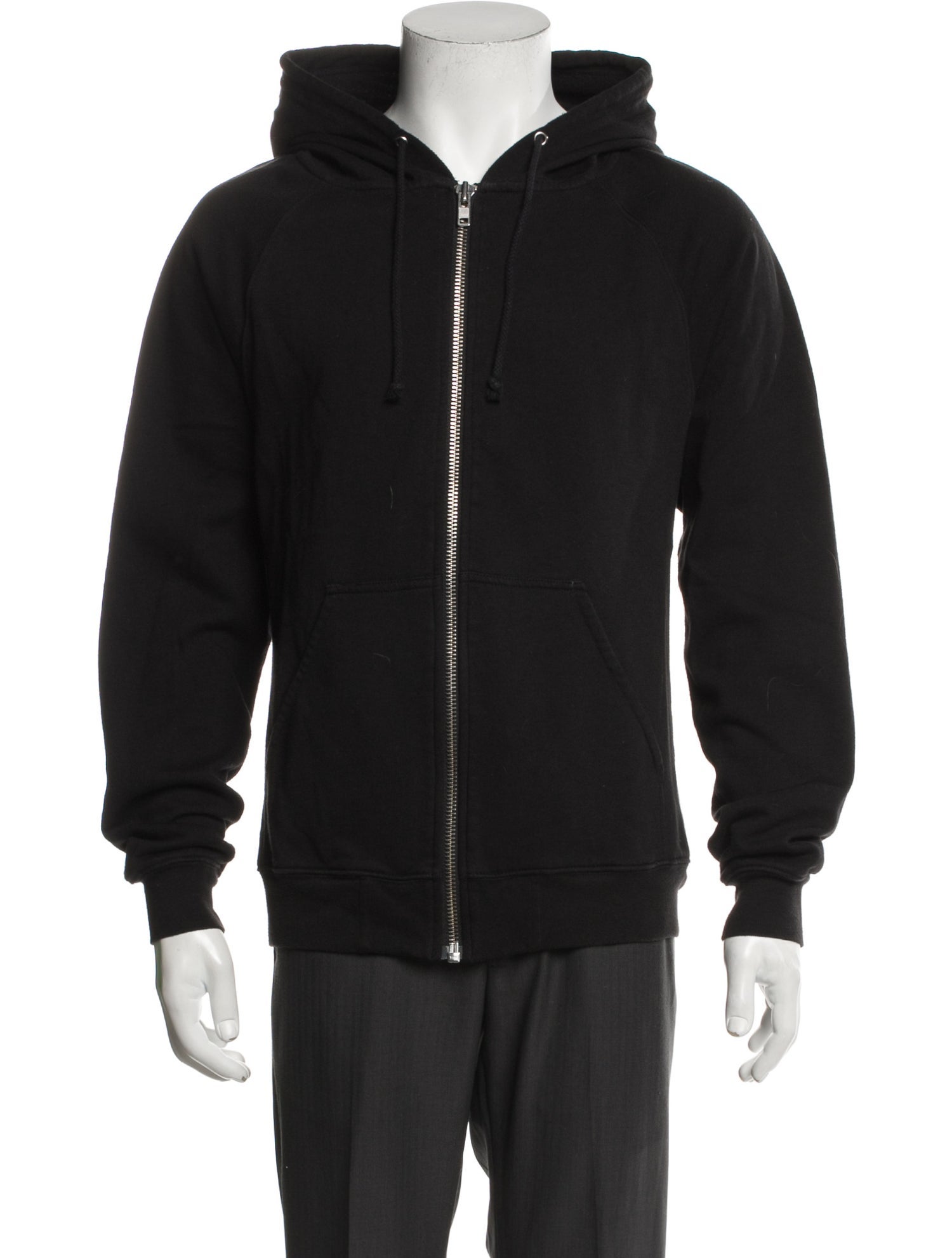 BLK DNM V-Neck Long Sleeve Hoodie