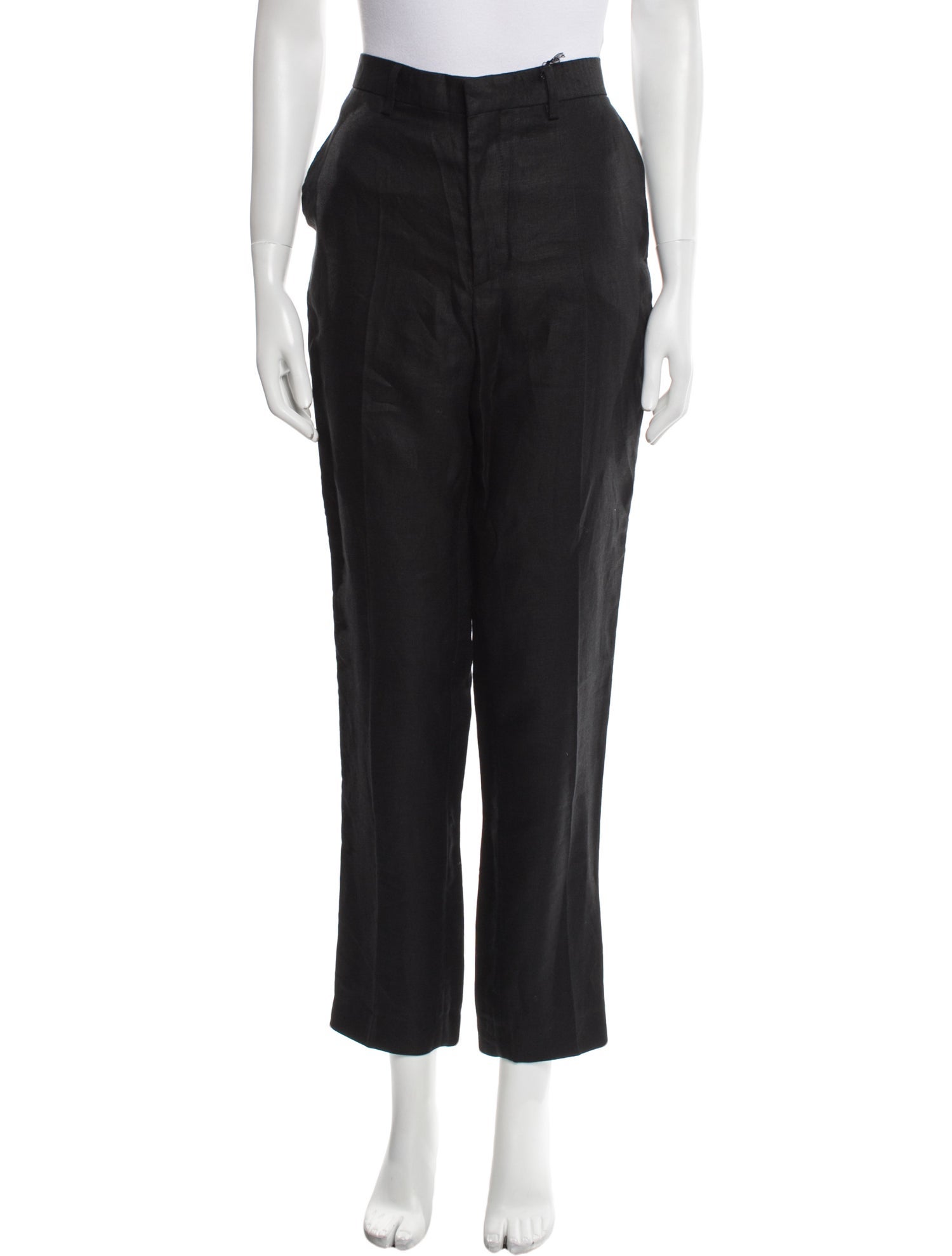 BLK DNM Linen Straight Leg Pants