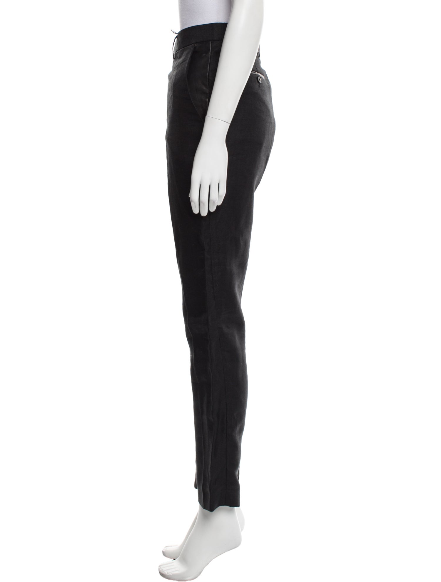 BLK DNM Linen Straight Leg Pants