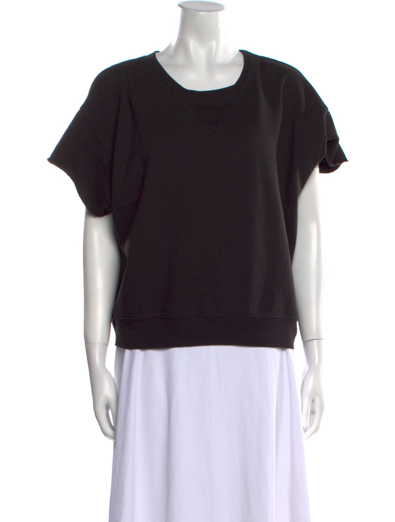 BLK DNM Crew Neck Short Sleeve Sweatshirt