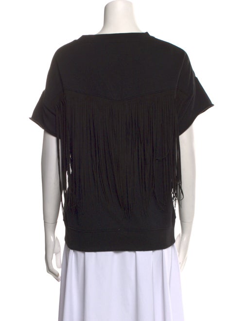 BLK DNM Scoop Neck Short Sleeve Sweatshirt