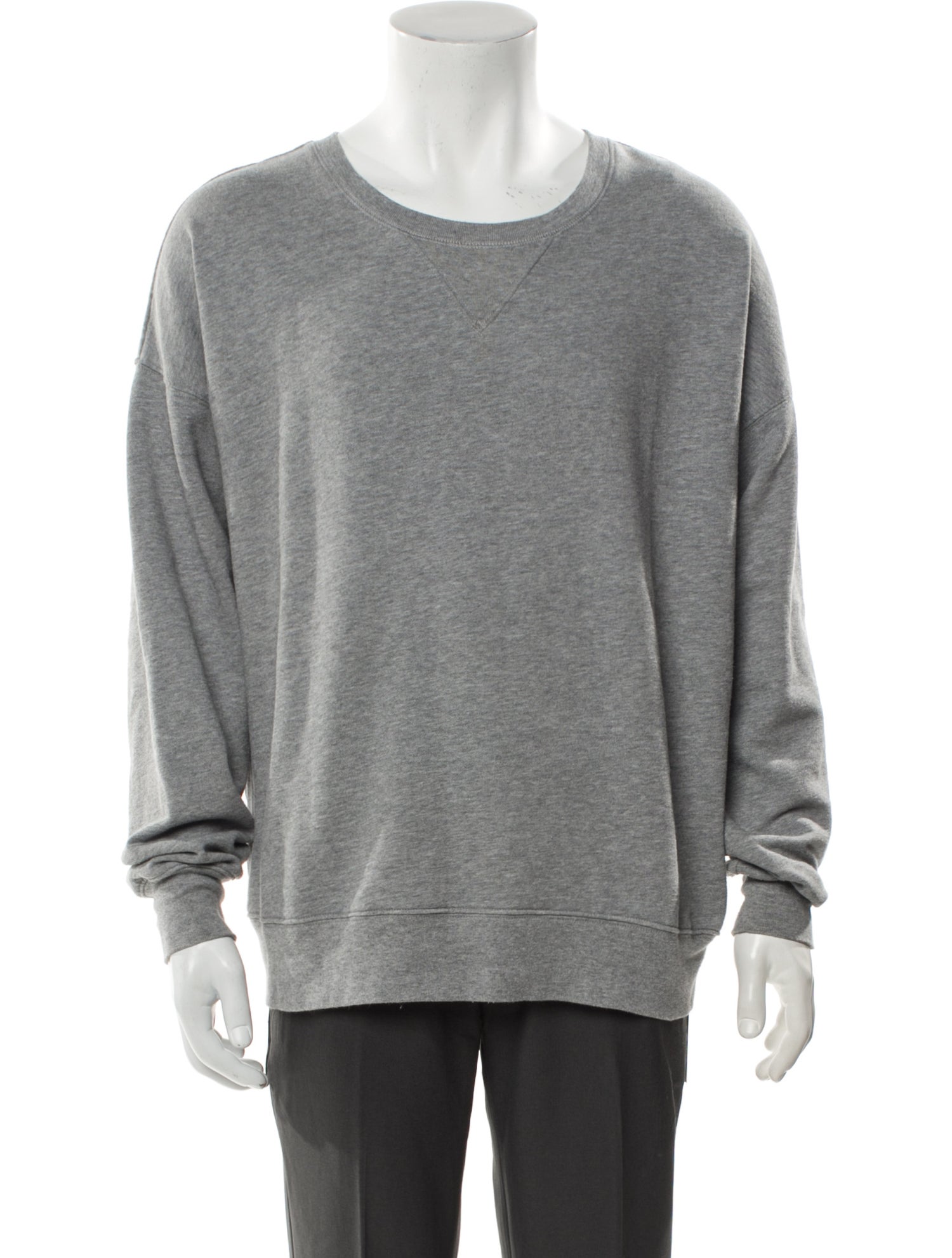 BLK DNM Scoop Neck Long Sleeve Sweatshirt