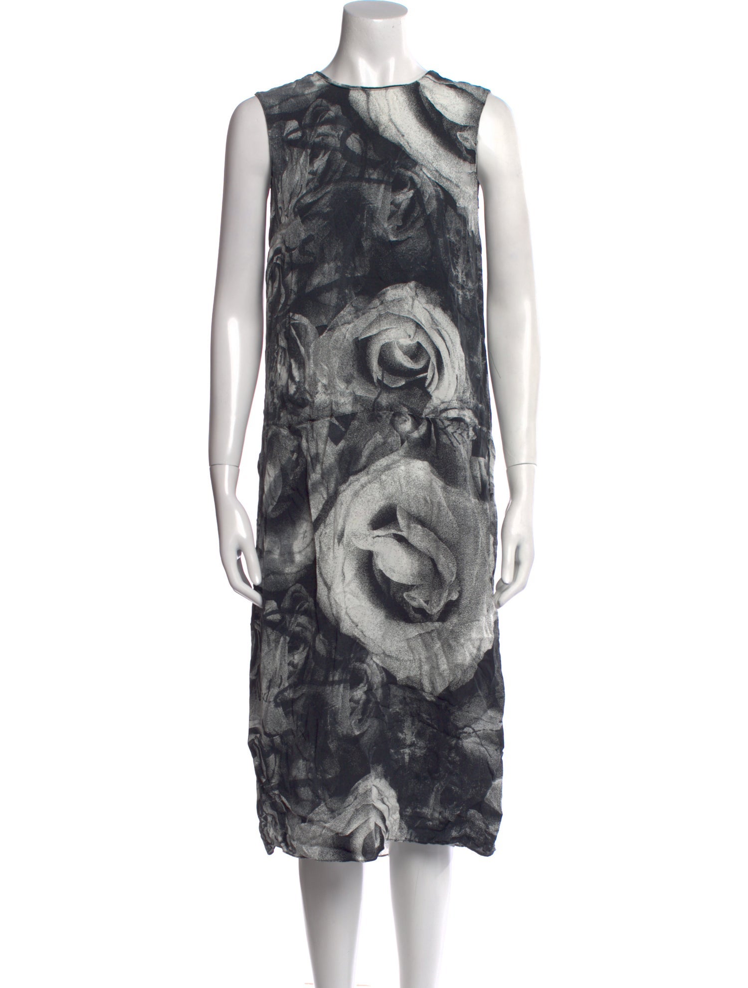BLK DNM Silk Midi Length Dress