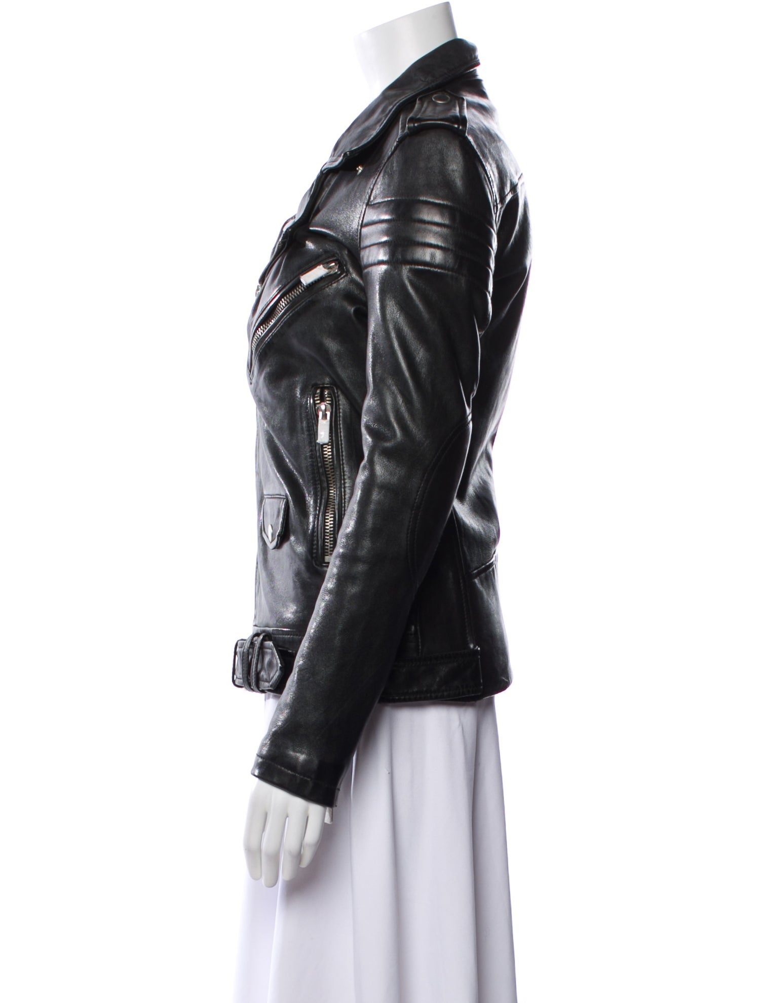 BLK DNM Leather Biker Jacket w/ Tags