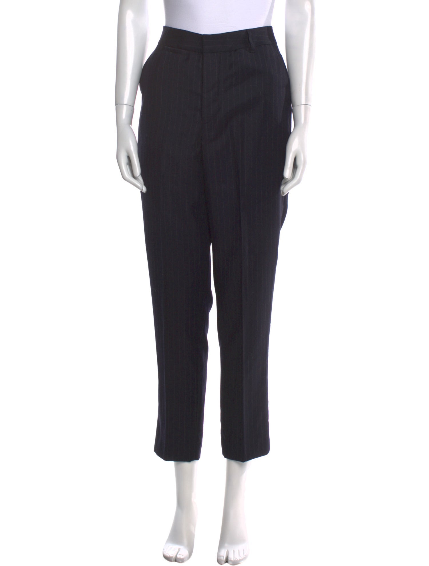 BLK DNM Wool Straight Leg Pants