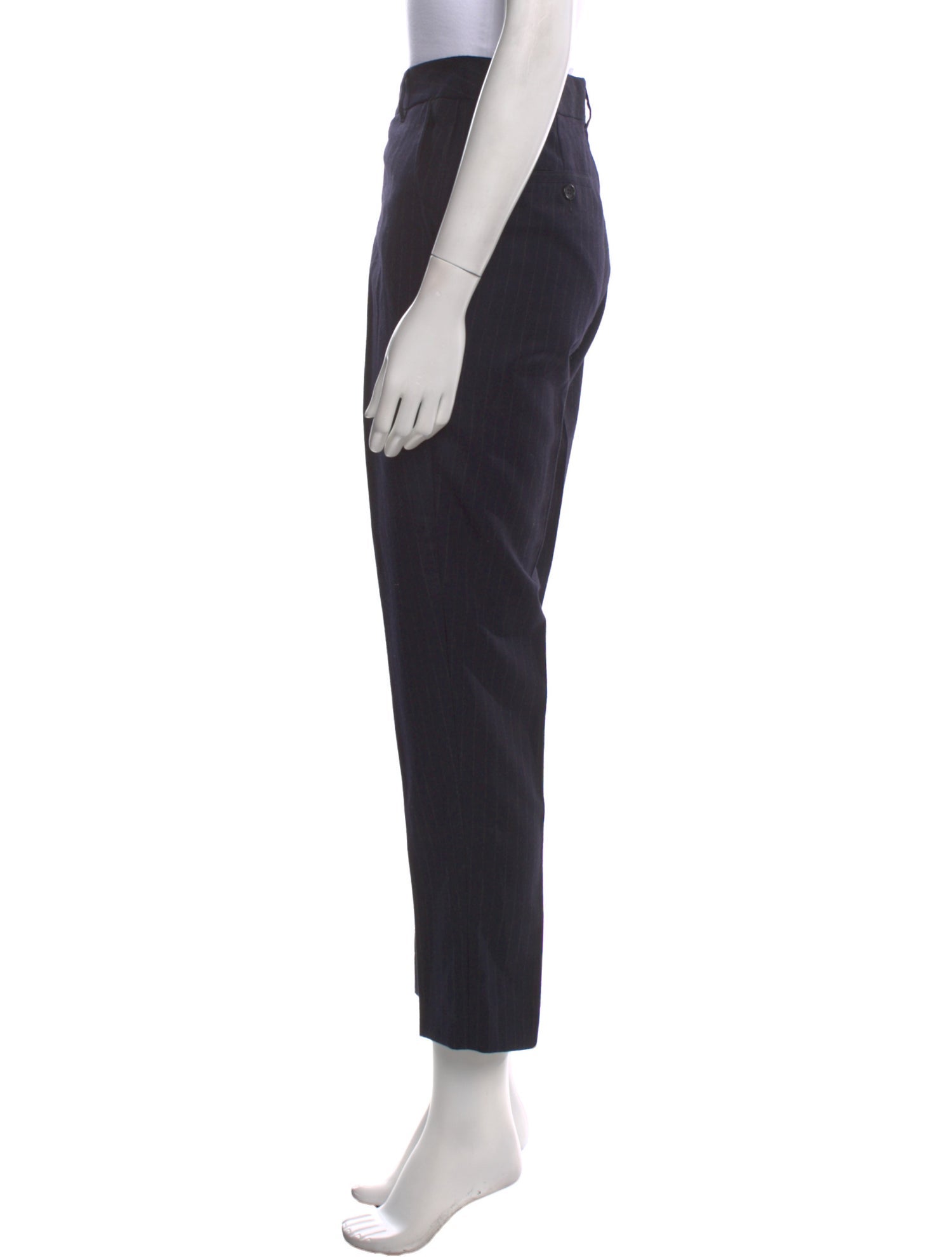 BLK DNM Wool Straight Leg Pants