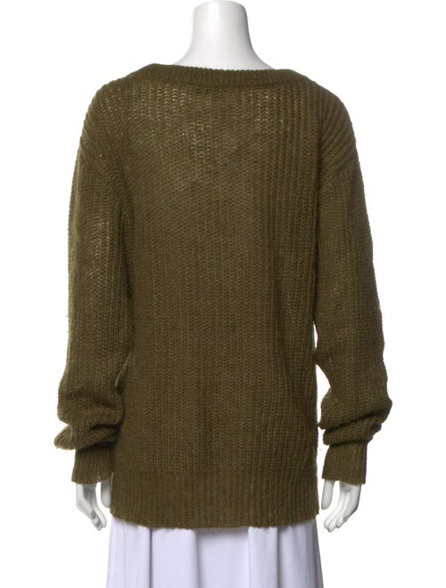 BLK DNM Nylon Scoop Neck Sweater