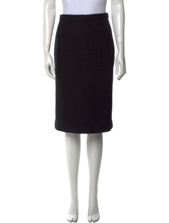 BLK DNM Wool Knee-Length Skirt