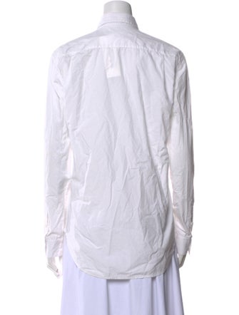 BLK DNM Long Sleeve Button-Up Top